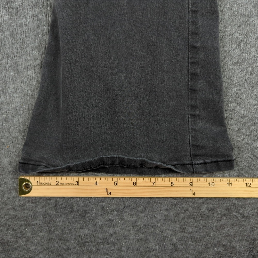 Free People Jeans Womens 27 Blacl Pull On Flare Stretch Casual Boho‎ Hippie - Picture 5 of 15